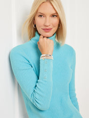 RIBBED TURTLENECK SWEATER | Talbots online
