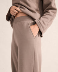 LUXE FLEECE BARREL-LEG PANTS | Talbots outlet
