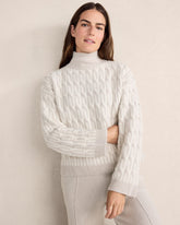 ORGANIC COTTON JACQUARD SWEATER | Talbots outlet