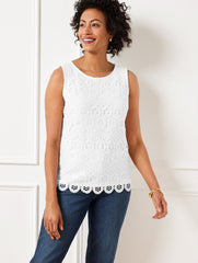 LACE FRONT SHELL | Talbots on sale