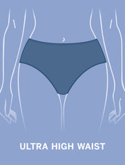 AQUA CLUB ULTRA HIGH WAIST SWIM BOTTOM - FIJI SHELL | Talbots discount