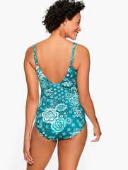 MIRACLESUIT® SANIBEL ONE PIECE - FLOWER PATCH | Talbots outlet