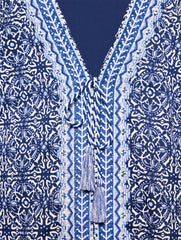 AQUA CLUB EMBROIDERED CAFTAN COVER-UP - IBIZA TILE | Talbots for sale
