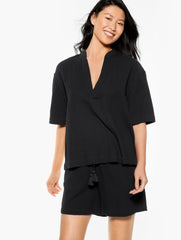 AQUA CLUB GAUZE POPOVER SHIRT COVER-UP | Talbots near me