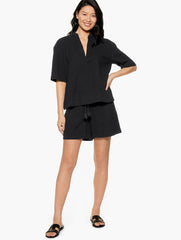 AQUA CLUB GAUZE POPOVER SHIRT COVER-UP | Talbots near me