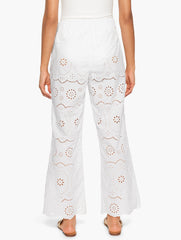 AQUA CLUB EYELET PANT COVER-UP | Talbots discount