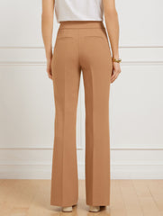 FLARE LEG BELTED TWILL PANTS | Talbots for sale
