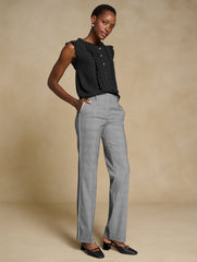 TALBOTS SOUTHAMPTON STRAIGHT LEG PANTS - LUCETTA GLEN PLAID | Talbots near me