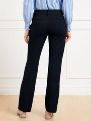 STRAIGHT LEG PONTE TROUSERS | Talbots sale
