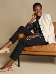 SWING BACK BOMBER JACKET | Talbots sale