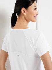 COOL SLUB ACTIVE SHORT SLEEVE TEE | Talbots for sale