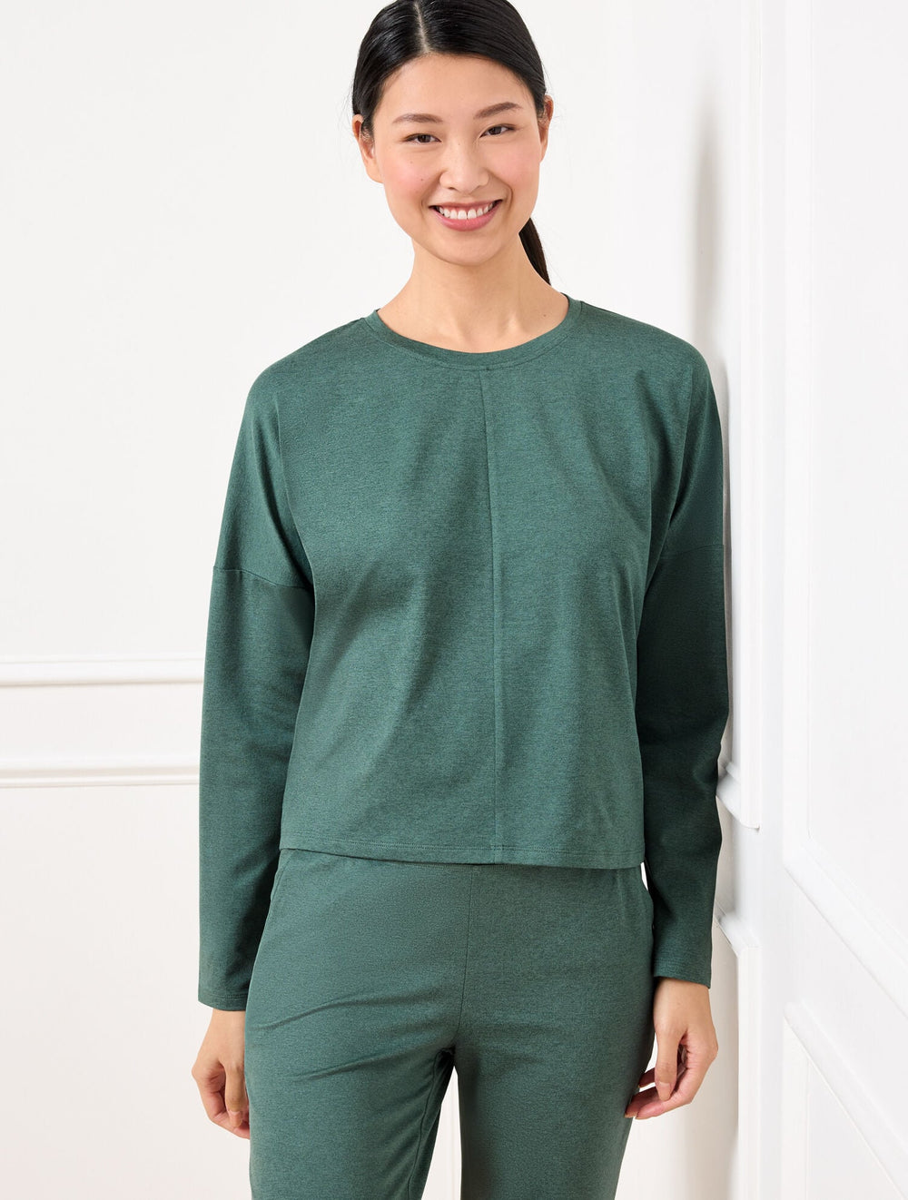 BUTTERY SOFT EASY KNIT CREWNECK TEE | Talbots near me