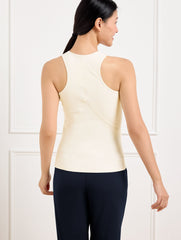CONTOUR STRETCH RIBBED TANK | Talbots US