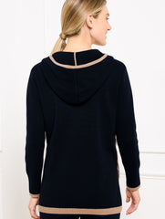 HALF-ZIP HOODED SWEATER | Talbots for sale