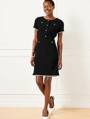 SHORT SLEEVE TWEED DRESS | Talbots near me