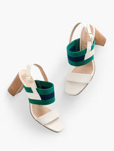 BETTE VACHETTA BLOCK HEEL SANDALS | Talbots near me