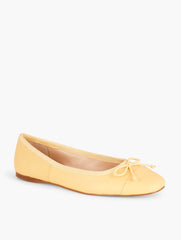 BLAINE SOFT SOLE NAPPA BALLET FLATS | Talbots sale