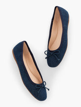 BLAINE SOFT SOLE DENIM BALLET FLATS | Talbots discount
