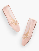 SLOAN MARY JANE MESH FLATS | Talbots discount