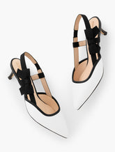 SYLVIE BOW SLINGBACK NAPPA PUMPS | Talbots near me