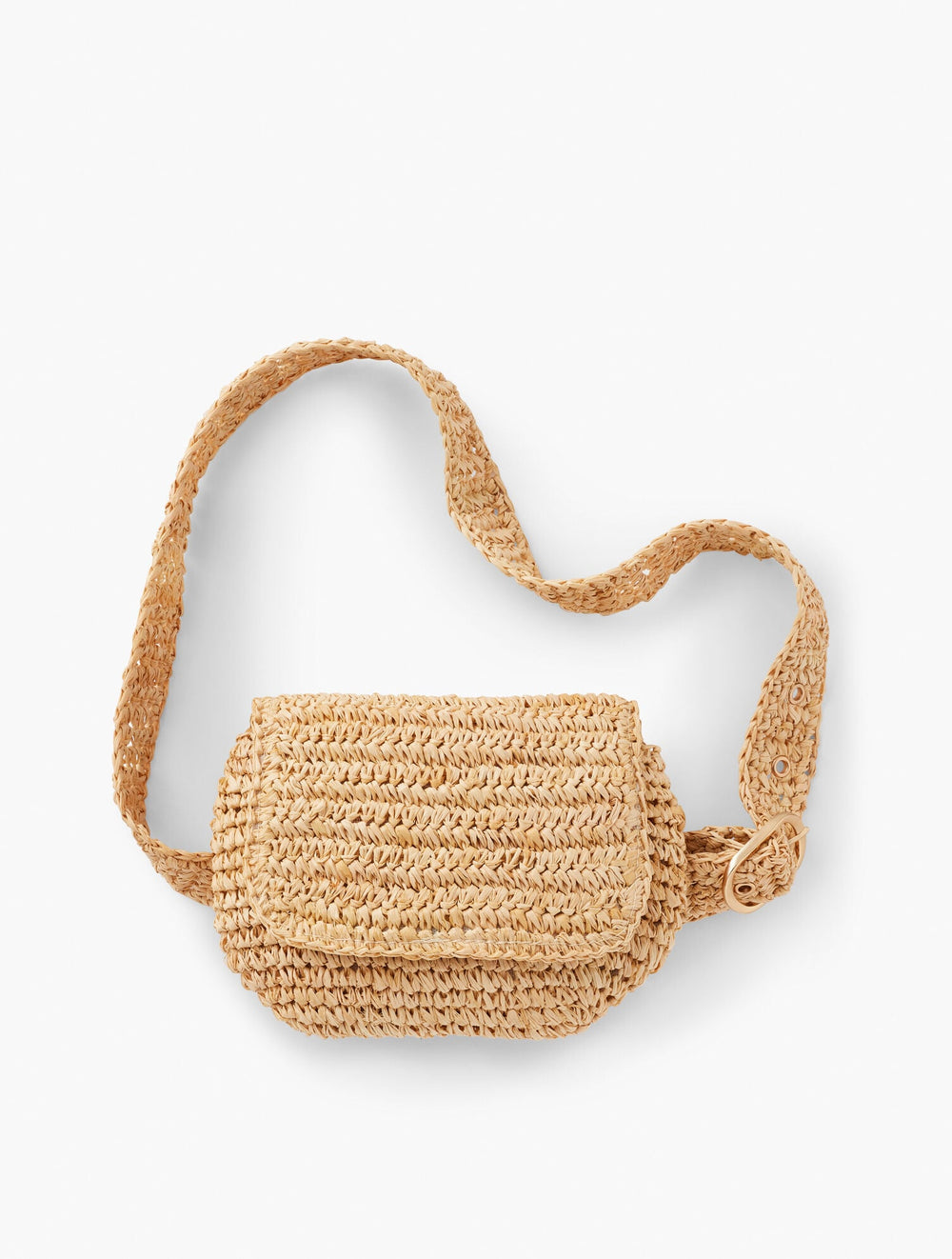 HAT ATTACK STRAW BELT BAG | Talbots online