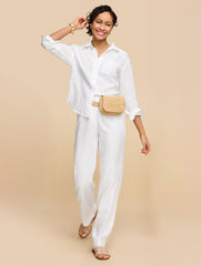 HAT ATTACK STRAW BELT BAG | Talbots US