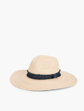 FRAYED TRIM FLOPPY HAT | Talbots on sale