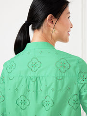 FLORAL EMBROIDERED TOP | Talbots for sale