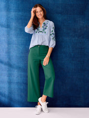 EMBROIDERED STRIPE POPOVER | Talbots near me
