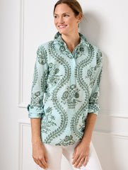 MODERN CLASSIC SHIRT - FLOWING FLORAL | Talbots on sale