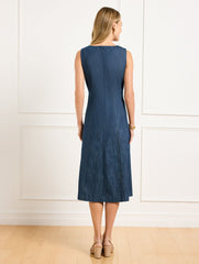 REFINED DENIM DRESS | Talbots discount
