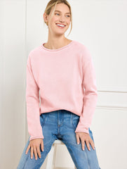 CHUNKY KNIT ROLL NECK SWEATER | Talbots online