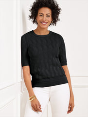 ELBOW SLEEVE PULLOVER | Talbots sale