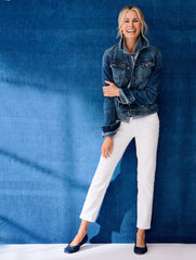 SLIM STRAIGHT ANKLE JEANS | Talbots US