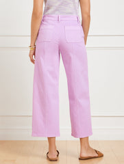 WIDE CROP JEANS | Talbots for sale