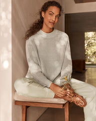 GARMENT-DYED ORGANIC COTTON ROLLNECK SWEATER | Talbots sale