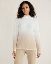 DIP-DYED ORGANIC COTTON ROLLNECK SWEATER | Talbots on sale