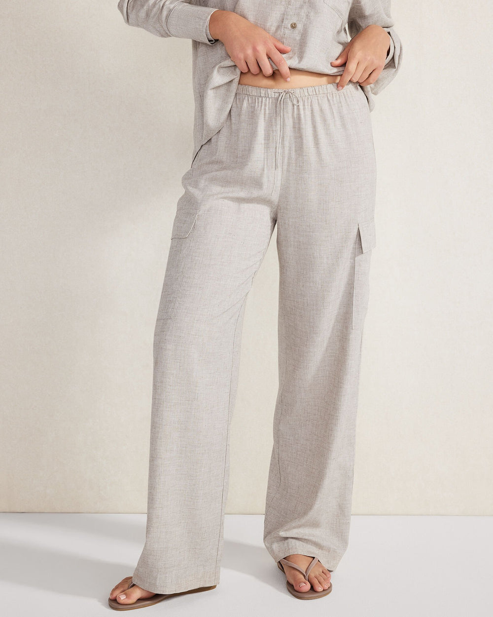 DRAPEY WOOL CARGO PANTS | Talbots for sale