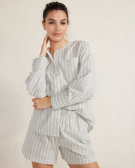 ORGANIC COTTON POPLIN SHORTS | Talbots online