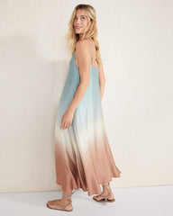 SILKY OMBRÉ MAXI DRESS | Talbots on sale