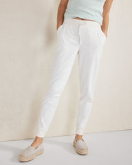 ORGANIC COTTON INTERLOCK JOGGERS | Talbots US
