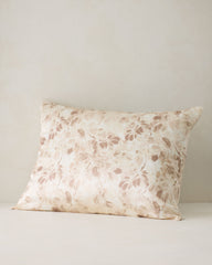 WASHABLE SILK TRANQUIL FLORAL PILLOWCASE | Talbots on sale
