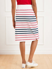 AUTHENTIC TALBOTS MIDI SKIRT - SOFIA STRIPE | Talbots on sale