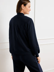 SEASIDE FRENCH TERRY JACKET | Talbots for sale