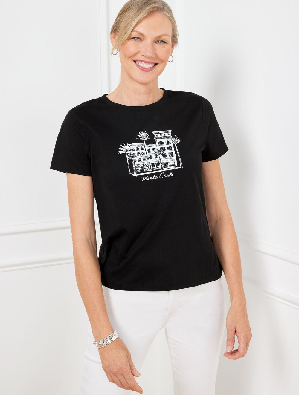 CREWNECK TEE - MONTE CARLO | Talbots near me