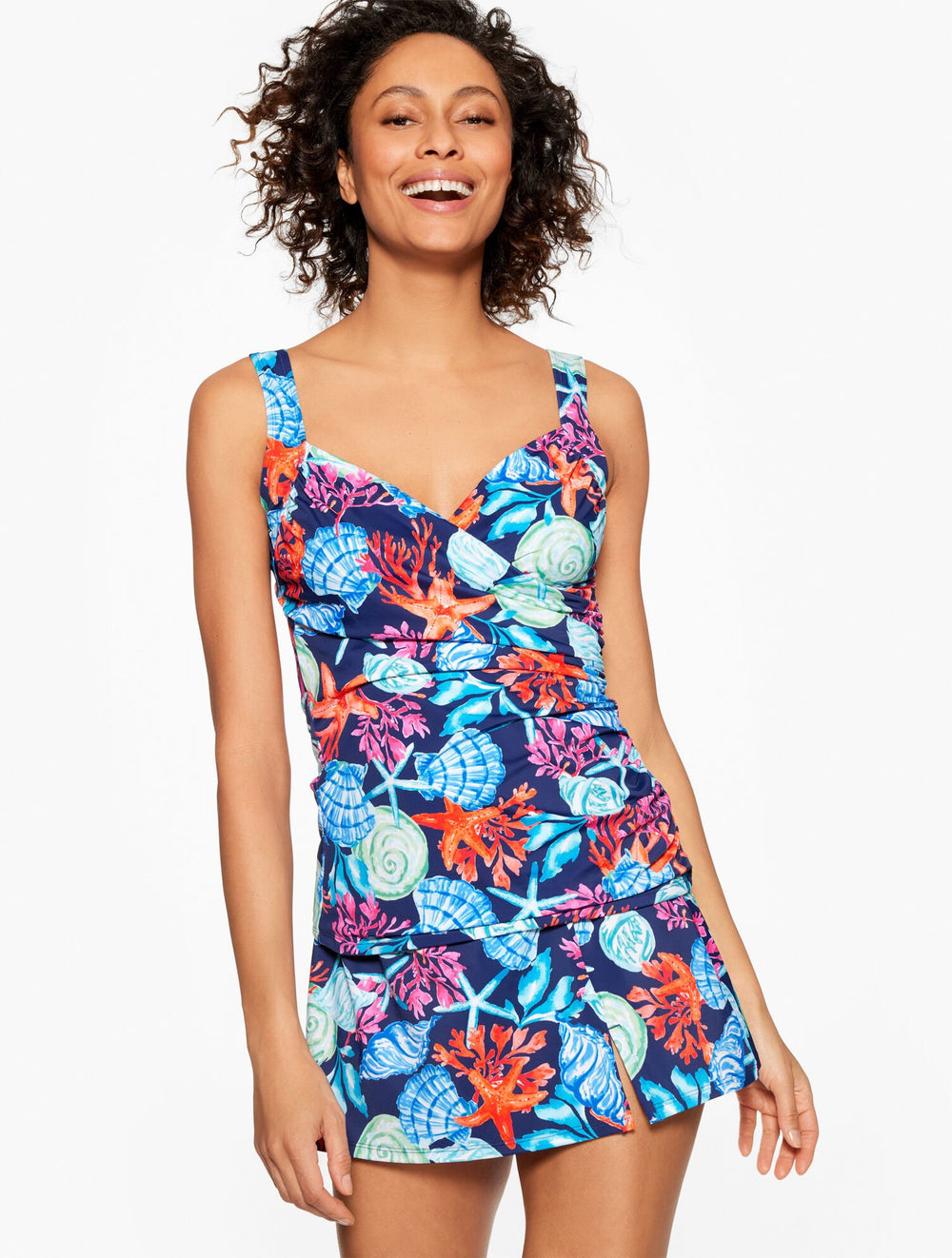 MIRACLESUIT® SANIBEL TANKINI - CORAL & SHELLS | Talbots for sale