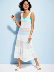 AQUA CLUB OPEN STITCH MIDI COVER-UP | Talbots sale