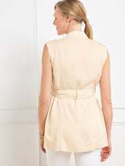 TIE WAIST VEST | Talbots US