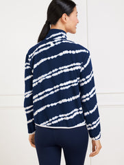 LIGHTWEIGHT WOVEN STRETCH HALF-ZIP PULLOVER - AURORA LINES | Talbots discount