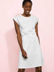 CREWNECK T-SHIRT DRESS - CABLE JACQUARD | Talbots for sale